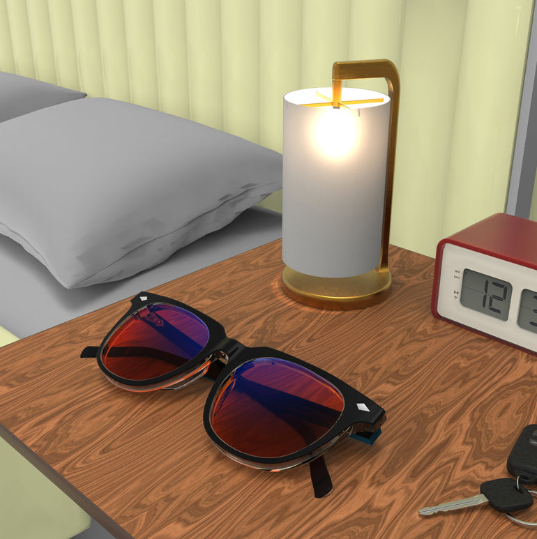 Sleepaxa Elixir Translucent Black Sleep Glasses