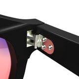 Unveiling Elegance: Sleepaxa Grandeur Jet Black FL-41 Tinted Migraine Glasses - Your Ultimate Shield Against Light Sensitivity - SleepAxa