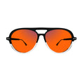 Sleepaxa Opulent Carbon Grey Sleep Glasses – Amber & Red Circadian Lenses