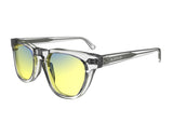 Sleepaxa Seraphic Lucid Clear gaming & computer glasses with yellow blue-light filter – side view