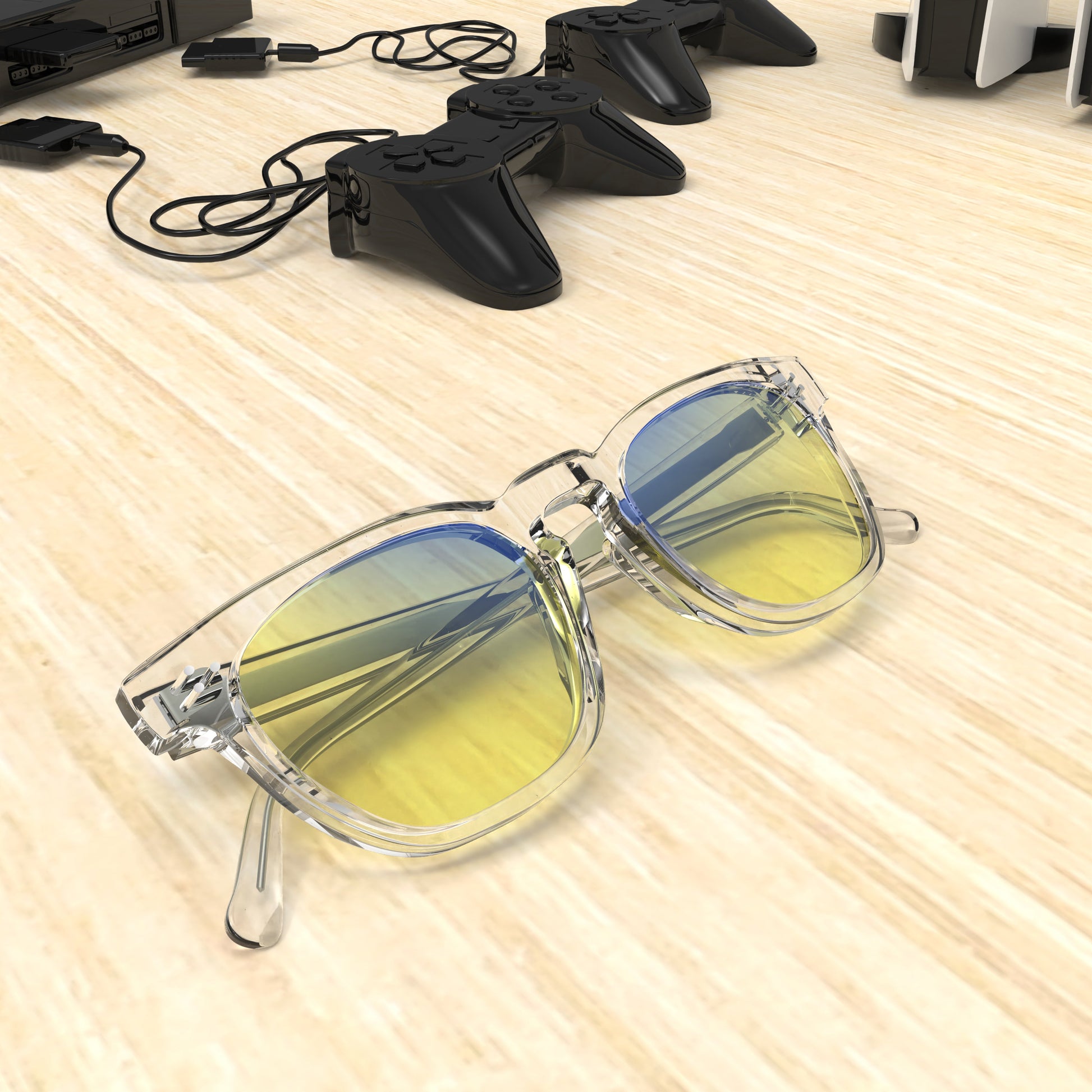 Sleepaxa Seraphic Lucid Clear Gaming Glasses