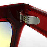 Sleepaxa Epoch Bulgarian Rose gaming & computer glasses with yellow blue-light filter – lens detail view