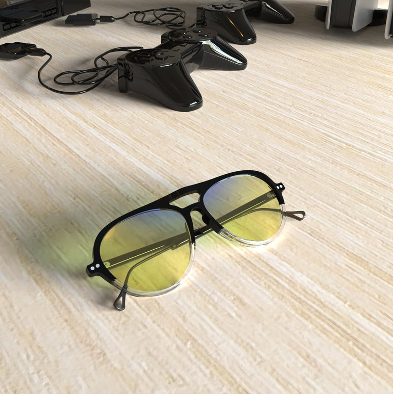 Sleepaxa Opulent Carbon Grey Gaming Glasses