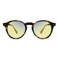 Sleepaxa Mosaic Brown Derby Gaming & Computer Glasses – Yellow Blue-Light Filter