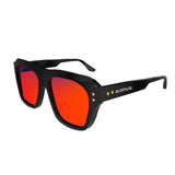 Sleepaxa Celestial Jet Black red circadian sleep glasses blocking 100% of light up to 550nm – side view