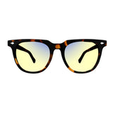 Sleepaxa Elixir Crater Brown gaming & computer glasses with yellow blue-light filter