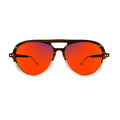 Sleepaxa Opulent Otter Brown Sleep Glasses – Amber & Red Circadian Lenses