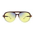 Sleepaxa Opulent Otter Brown Gaming & Computer Glasses – Yellow Blue-Light Filter