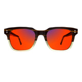 Sleepaxa Artisan Espresso Brown red circadian sleep glasses blocking 100% blue light to 550nm