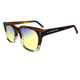 Sleepaxa Artisan Espresso Brown gaming & computer glasses with yellow blue-light filter – side view
