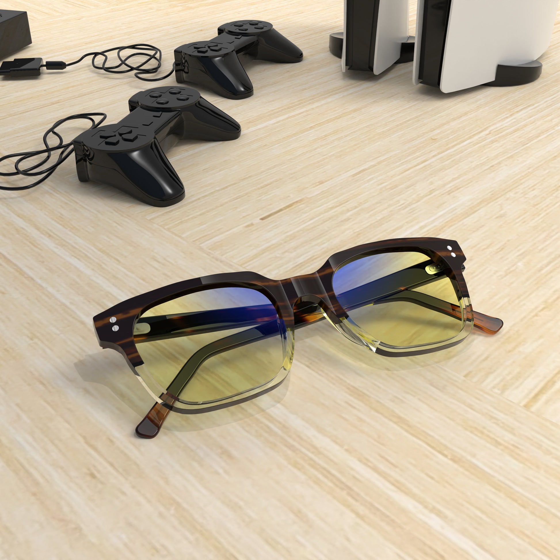 Sleepaxa Artisan Espresso Brown Gaming Glasses