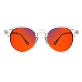 Sleepaxa Mosaic Golden Glass red circadian sleep glasses blocking 100% blue light to 550nm