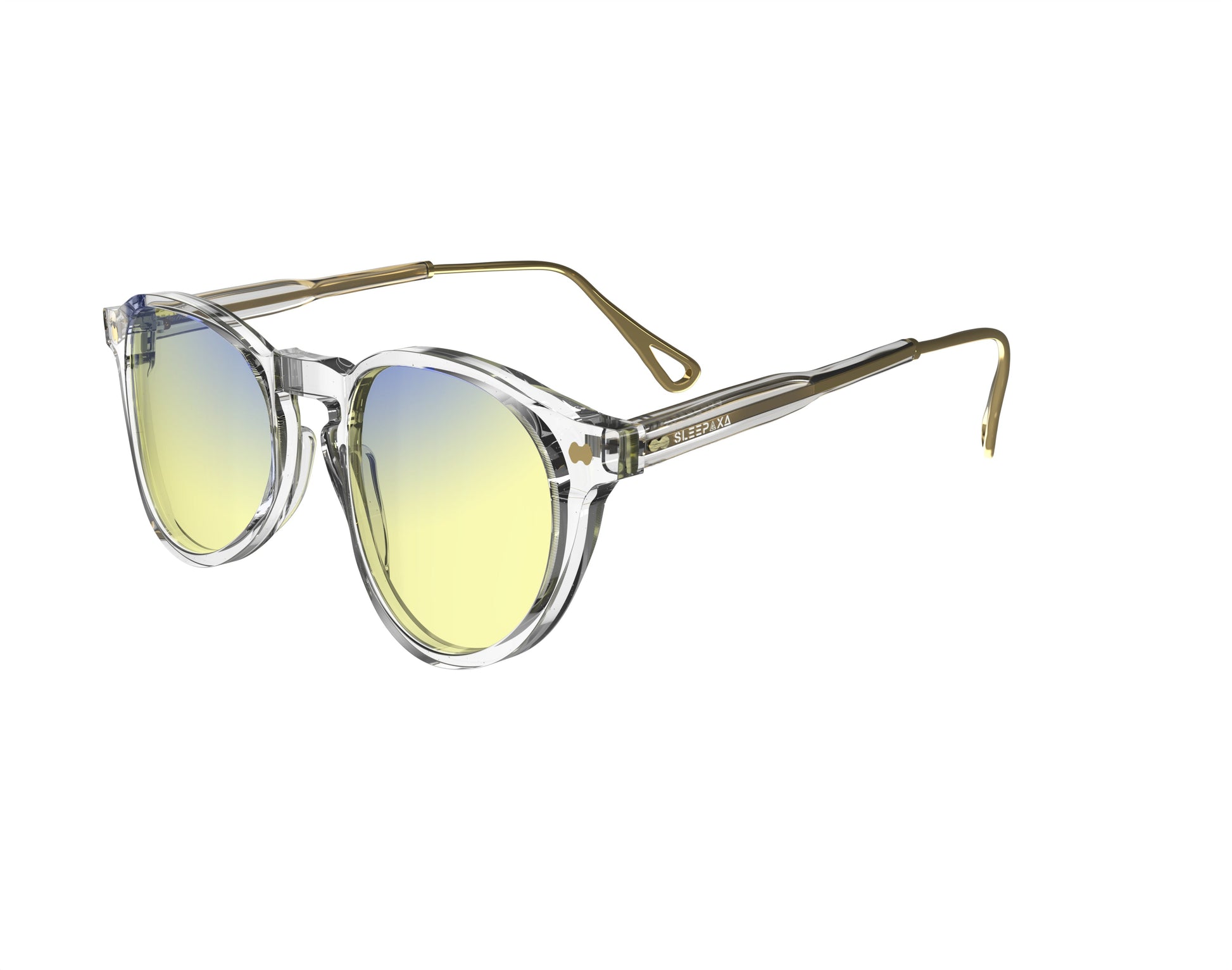 Sleepaxa Mosaic Golden Glass Gaming Glasses