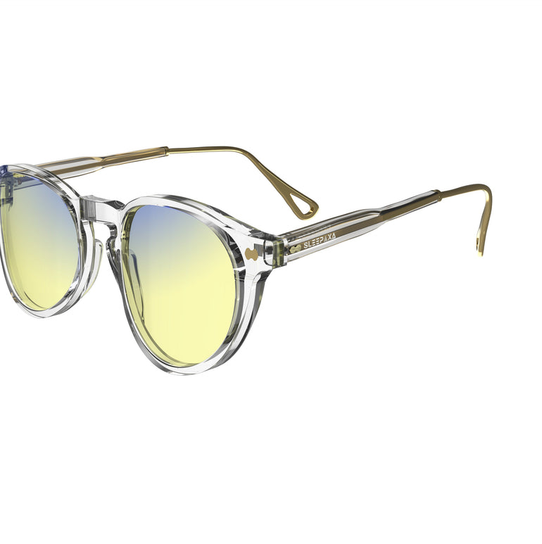 Sleepaxa Mosaic Golden Glass Gaming Glasses