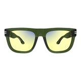 Sleepaxa Orion Rifle Green gaming & computer glasses with yellow blue-light filter