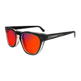 Sleepaxa Seraphic Gun Black red circadian sleep glasses blocking 100% of light up to 550nm – side view