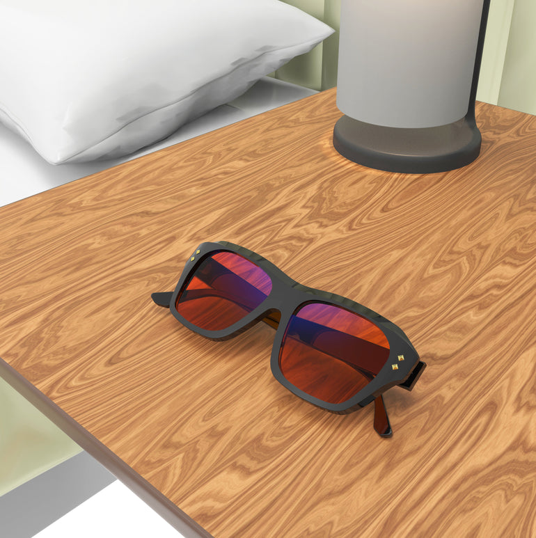 Sleepaxa Celestial Jet Black Sleep Glasses