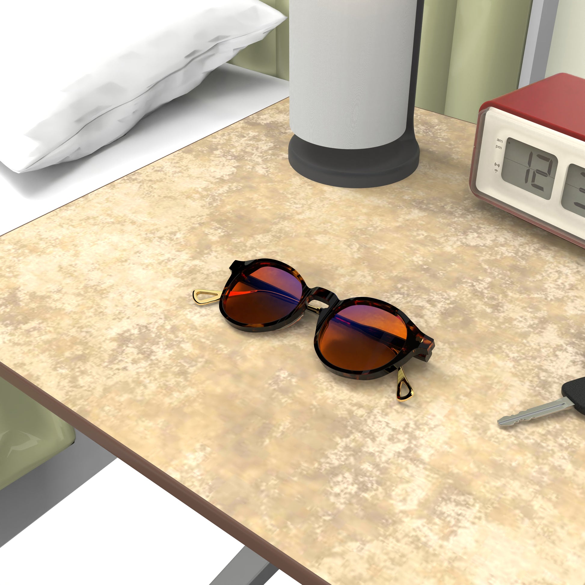 Sleepaxa Mosaic Brown Derby Sleep Glasses