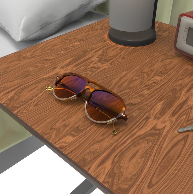 Sleepaxa Opulent Otter Brown Sleep Glasses