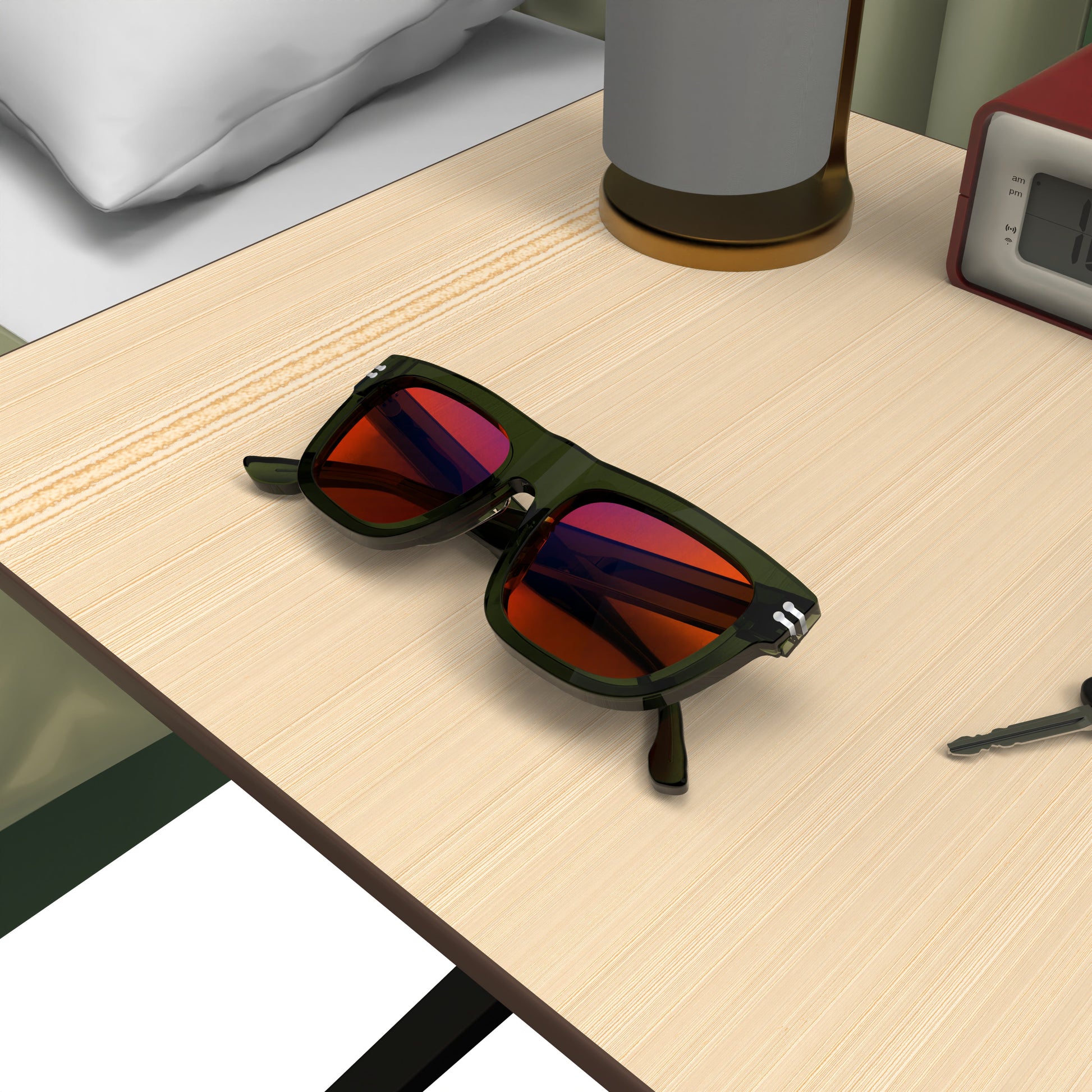 Sleepaxa Orion Rifle Green Sleep Glasses
