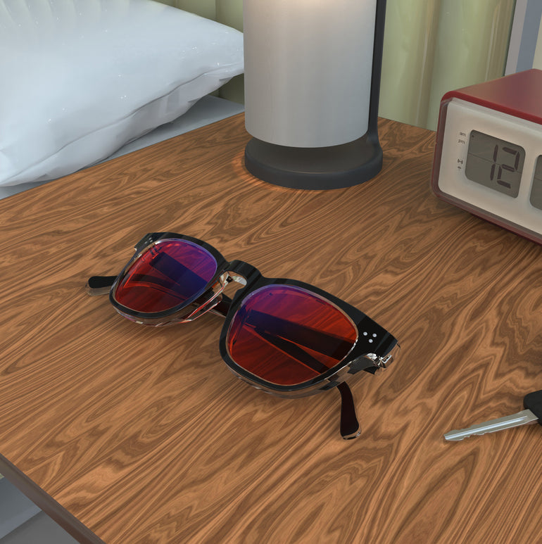 Sleepaxa Seraphic Gun Black Sleep Glasses