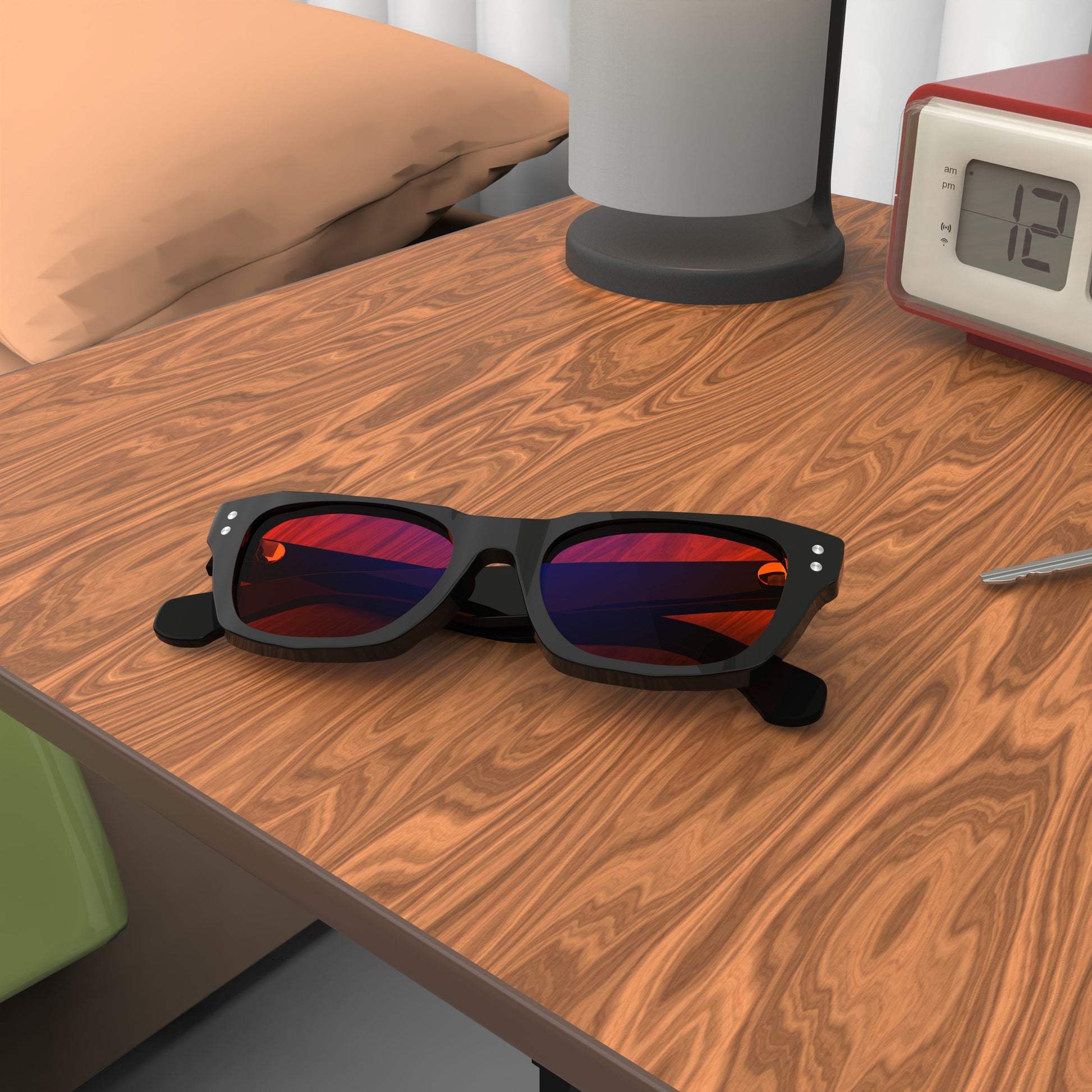 Sleepaxa Panache Jet Black Sleep Glasses